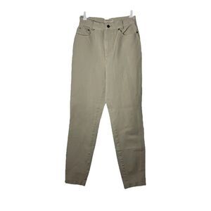 Cambio Sport Womens Stretch Beige Pants Jeans High Waisted US 25